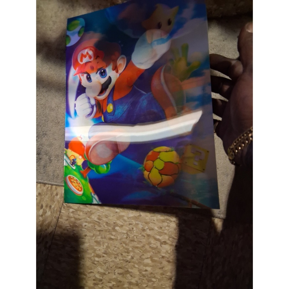 Super Mario Image Changing 3D Holographic Lenticular Poster 12x16